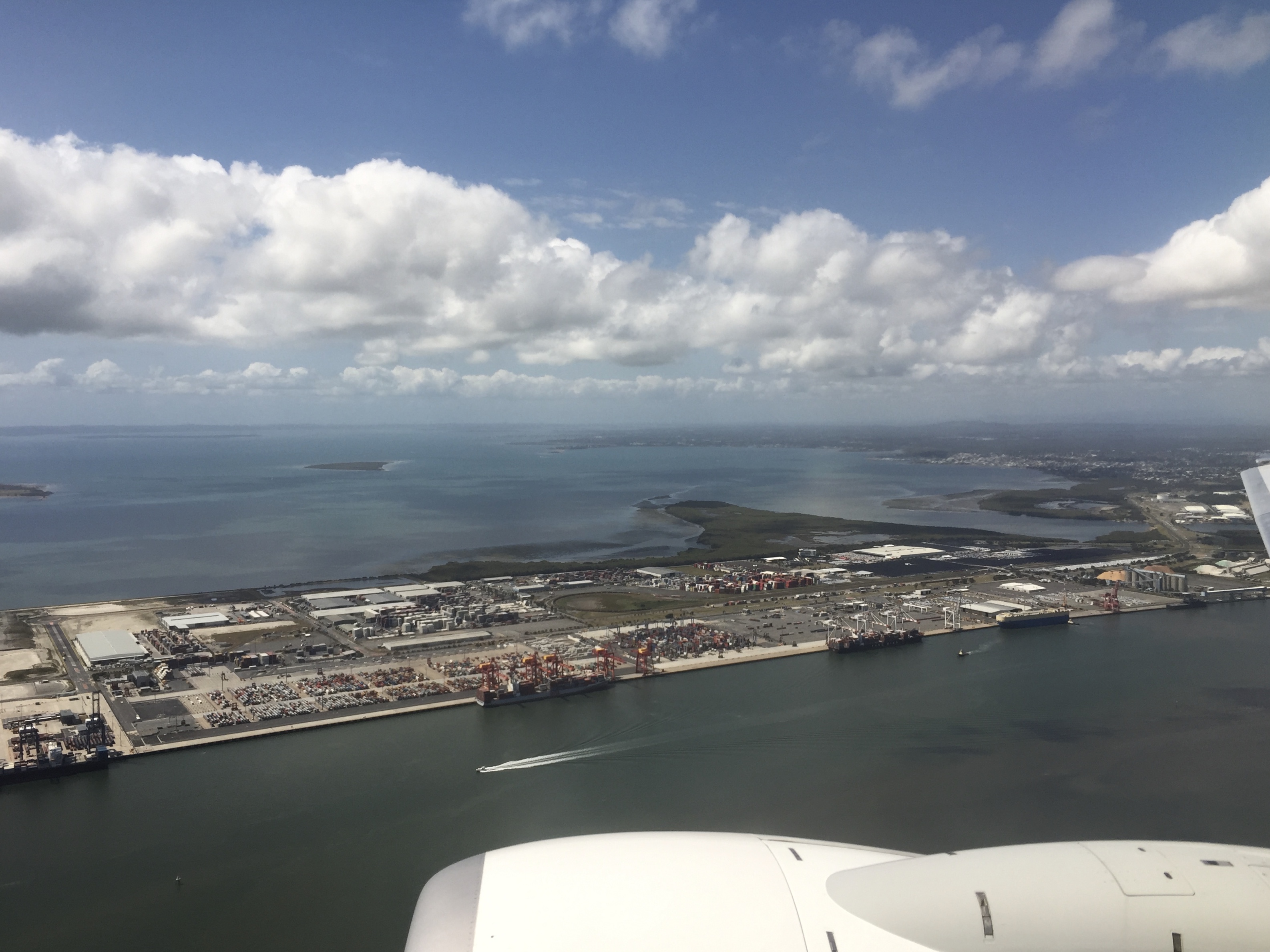 Aerial view of the Port of Brisbane